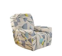 Rxgiasup 4PCS Elastic Polyester Slipcovers Complete Protections Sofa Cover Slip Proo for Armchairs Print Fabric Sofa Cover