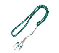 [Rxgiasup] Agate Look Prayer Beads Chain Hand String Spiritual Jewelry Piece Dedicated and Modern Outfit Traditional Prayer Tool, フリーサイズ