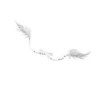 [Rxgiasup] Comfortable and durable Angel Devil Wing Necklace adds mystical charm to any outfit. Fashion Accessories