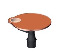 Rxgiasup Flexible Two Arm Table for Stable Use in Front or Back Seats During Travel Car Dining Tray