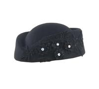 [Rxgiasup] Flight Attendant Hat Berets Stewardess Hats Stewardess Costume Hat Adults Cosplay Costume Air Hostesses Flight Trips Classical Black Berets