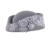 [Rxgiasup] Flight Attendant Hat Berets Stewardess Hats Stewardess Costume Hat Adults Cosplay Costume Air Hostesses Flight Trips Classical Black Berets