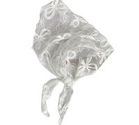 [Rxgiasup] Lace Ballet Core Scarf for Women Lightweight Versatile Triangle Neck Accessories with Intricate Embroidery Multipurpose Lace Bandana Accessories, フリーサイズ
