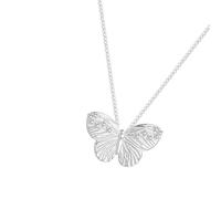 [Rxgiasup] Multipurpose Butterfly Necklace for Any Occasion Minimalist Look Brushed Copper Clavicle Chain Jewelry Necklace