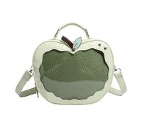 [Rxgiasup] Nice Itabag Fruit Shape Crossbody Bag Sweet Backpack Preppy Style Shoulder Pu Leather Messenger School Preppy Style Crossbody Bag, green