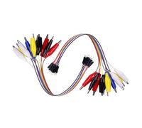 Rxgiasup Of 2 Multipurpose Cables Suitable for Student Laboratories Activity and Professional Testing Requirements Alligators Clip Wire
