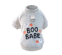 Rxgiasup Pet Friendly Interlaced Sweater Halloween Theme Plan Thin Cotton Substance Against Contraction Constantly Comfort SMALL L Cotton Pet Shirt Canines