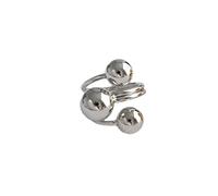 [Rxgiasup] Planet Copper Ring Adjustable Creative Astronomy Jewelry for Her or Him (114) Unique Space Theme Jewelry