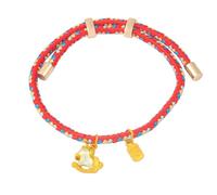 [Rxgiasup] Playful Horse Charm Braided with Stackable Accessories | Designed to celebrate the year of the afternoon, this fashionable everyday wear is perfect for everyday layering