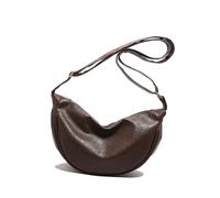 [Rxgiasup] PU Leather Crossbody Bag Shoulder Bag with Adjustable Strap Lightweight Practical Satchel for Daily Work Social Event Handbag, coffee