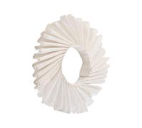 [Rxgiasup] Renaissance Ruffle Faux Collar Medieval Elizabeth Lace Trim Neck Rough Shawl Wrap Removable Clown Choker Necklace Medieval Costume Ruffle Collar