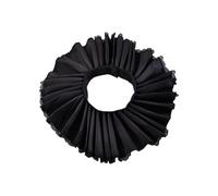 [Rxgiasup] Renaissance Ruffle Faux Collar Medieval Elizabeth Lace Trim Neck Rough Shawl Wrap Removable Clown Choker Necklace Medieval Costume Ruffle Collar