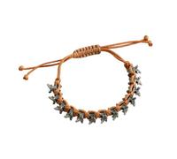 Rxgiasup Simple Woven Craft Dragon Bone Adjustable Size Punk Styles Alloy Fashion Wrist Accessories Zfor Daily Use Gothic Braided