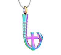 [Rxgiasup] Stainless Steel Pet Cremation Jewelry Memorial Necklace Locket Relationship for Pets and Family Lost Memorial Gifts