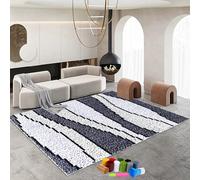 RxiBeFuw Latch Hook Kits for Adults 38 x 52 cm Contemporary Throw Rug Making Kits with Exquisite Pattern