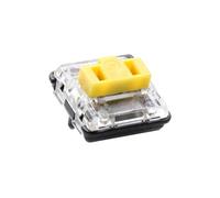 RXJMKCZ Compatible for Kailh Low Profile Choc Switch 1350 RGB Keyboard Switches, Crystal Red Pro, Pale Blue, Pink, Robin, Silver, Brown, White, Yellow, Orange(X90 PCS,Choc DarkYellow S)