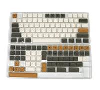 RXJMKCZ Compatible for KBDiy PBT Low Profile Russian Keycaps Set, 138 Custom Glimmer Keys for MX Switch & HitBox(Glimmer Doys-RU)