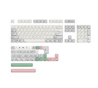 RXJMKCZ Compatible for KBDiy Retro Russian 138 Keys KOA PBT | GMK 9009 style with Russian sub-legends. ISO/MAC/7U support.(GMK 9009 Theme-RU)