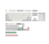 RXJMKCZ Compatible for KBDiy Retro Russian 138 Keys KOA PBT | GMK 9009 style with Russian sub-legends. ISO/MAC/7U support.(GMK 9009 Theme-KR)
