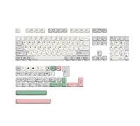 RXJMKCZ Compatible for KBDiy Retro Russian 138 Keys KOA PBT | GMK 9009 style with Russian sub-legends. ISO/MAC/7U support.(GMK 9009 Theme-EN)