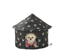 RXJMKCZ Oxford Cloth Stray Cat House, Detachable Washable Cold Resistant Pet Nest for Cats & Small Dogs(B,M40CM)