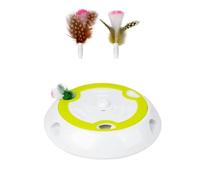 RXJMKCZ Whack-a-Mole Cat Teaser Toy, Rechargeable Variable Speed with 3 Replacement Heads