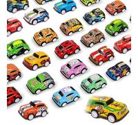 RXKFIGX 12 pcs Pull Back Cars,Mini Push and Go Car Toy,Pull Back Cars Set Mini Toy Car Pull Back Racing Vehicles for 2 3 5 Year Olds Boys Party Bags Fillers