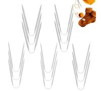 RXKFIGX 15 Piece Circular Knitting Needles Set, 2.0-4.0 mm Stainless Steel Round Knitting Needles,Circular Needles for Knitting, Professional Circulars Knitting Pins for Jumper Blanket Large Projects