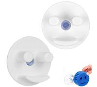 RXKFIGX 2 Pcs Smiley Face Sponge Holder Smiley Face Sink Sponge Holder with Suction Cup Smiley Face Sponge with Suction Cup Installation for Kitchen and Bathroom (Sponges Not Included)