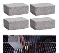 RXKFIGX 4 Pcs Grill Cleaning Brick Pumice Cleaning Block Remove Oil Stains for Grilling Grill Cleaning Brick Block Removing Stains BBQ Flat Top Cookers Utensils Bathtub & Sink