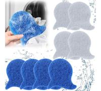 RXKFIGX 8 PCS Pet Hair Remover Washing Machine,Reusable Pet-Hair Catcher Lint Remover Set,Removing Wool Cotton Cat Dog Pet Hair Remover for Washing Machines