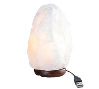 RXL Himalayan Natural Salt Lamp Pink Rock USB with Color Changing Lights Hand Crafted Salt Lamp from Crystal Rock Healing Ionizing 100% Guaranteed with Multiple Shapes (USB White Natural)