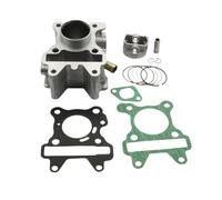 RXLMOTO 60cc 42mm Aerox50 Big Bore Cylinder Kit Compatible With YW50 FX Zuma XC50 Vino50 BX50 Gear CE50 Jog NS50F XF50 50cc 4T Engine Parts