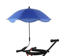 RXMORI Beach Chairs Umbrella, Portable Outdoor Umbrella, Windproof Sunshade, Universal Golfs Carts Rainproof Wheelchairs Accessories for Beach, Sand, Patio, Yard(Navy Blue)