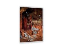 RXNHGJDS Remedios Varo canvas Prints wall art Premonition famous paintings on canvas surrealism posters Picture for Bedroom Home Decor80x50cm(31x20in) Frameless