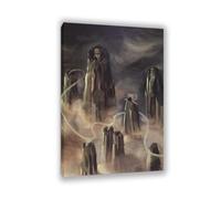 RXNHGJDS Remedios Varo canvas Prints wall art The Souls of the Mountain famous paintings on canvas surrealism posters Picture for Bedroom Home Decor120x80cm(47x31in) Frameless