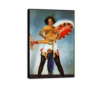 RXNHGJDS Remedios Varo Painting on Canvas The Message Poster Remedios Varo Home Decor Surrealism Wall Art Picture for Living Room Bedroom Bathroom Wall Decor105x70cm(41x28in) Black frame