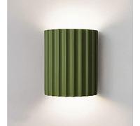 RXPVUXE 1 Pack G9 Macron Color Resin Wall Sconce, Half-cylinder Up Down Wall Light, Indoor Hallway Corridor Stairs Hall Dressing Room Decor Wall Lamps Fixture, (No Bulb)