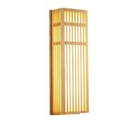 RXPVUXE Japanese Style Wood Wall Sconce Nordic LED Wall Light Scandinavian Home Decor Lighting Fixture 12W 3000K, Rectangle Solid Wood Wall Lamp for Bedroom Bedside Living Toom Aisle