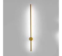 RXPVUXE LED Long Wall Sconce Gold Linear LED Wall Lamp Indoor Background Decoration Wall Light Fixture, Simple Modern Metal Wall Mount Lighting for Living Room Bedroom Hall Corridor