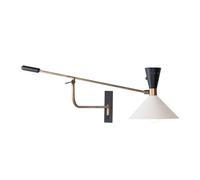 RXPVUXE Swing Arm Wall Sconce, Adjustable Wall Mounted Light, Vintage Industrial Wall Light, Flexible Bedside Reading Lamp, Hardwired Indoor Wall Lighting Fixture for Bedroom Kitchen Living Room
