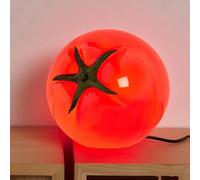 RXPVUXE Tomato Lamp Glass Table Lamp with 3 Color Modes LED Decorative Night Lamp 10W Aesthetic Lamps 8.6 Inch Nordic Cute Night Light for Bedroom Nightstand Living Room Kids Desk Home Decor Girls