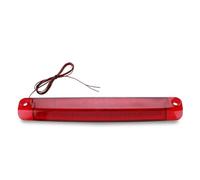 RXRJSU 18 LED Car Rear Tail Lights Third Brake Stop Light Reversing Lamp Auto High Mount Taillight 12V Universal 3RD Third Rear Light Brake Light(1x Red lens)