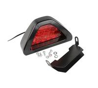 RXRJSU 1pc Car Modification Brake Taillights F1 Motorcycle Installation LED Triangle Warning Fog Lights Universal 3RD Third Rear Light Brake Light