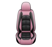 RXRJSU 1pc PU Leather Universal Fit Car Seat Cover All-Season Protector Mat With Soft Cushion Full Package Seat Covers Pair(JZ-Muscle-Pink 1PC)