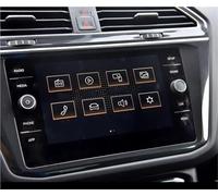 RXRJSU 8 Inch Car LCD Touch Screen Protector 9H Tempered Glass Protective Film For VW For Golf 7 For GTI For GTE For GTD Screen Protector Navigation Protective Film(226x133x242mm)