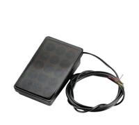 RXRJSU Car LED 3rd Brake Light 12V F1 Style 15 Rear Third Strobe Flashing Tail Stop Auto Warning Signal Safety Lamps 3RD Third Rear Light Brake Light(Black Shell)
