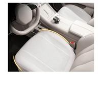 RXRJSU Car Seat Cushion Leather Thin Breathable Hole Summer Interior Cover Four Seasons Universal Automotive Parts Seat Covers Pair(2PC White Seat G)
