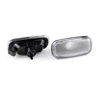 RXRJSU Car Turn Signal Lights Turn Signal Light Side Marker Indicator Lamp Cover Shell For A3 S3 8P For A4 RS4 S4 B6 B7 For A6 S6 RS6 8E0949127(Clear lens No bulb)
