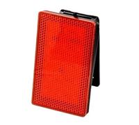 RXRJSU F1-style Car Navigation Flashing Strobe Brake Indicator LED Rear Tail Light 12V Square Suitable For Cars 3RD Third Rear Light Brake Light(Black shell-1PC)